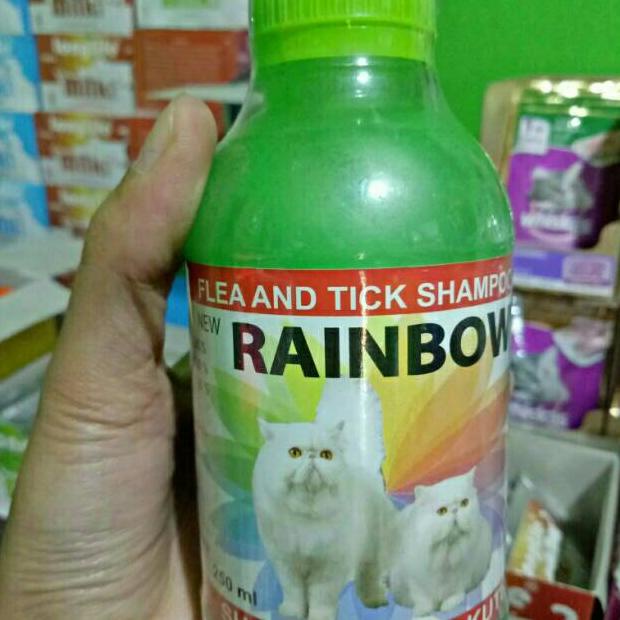 New RAINBOW Shampo Anti Kutu Kucing Petshop