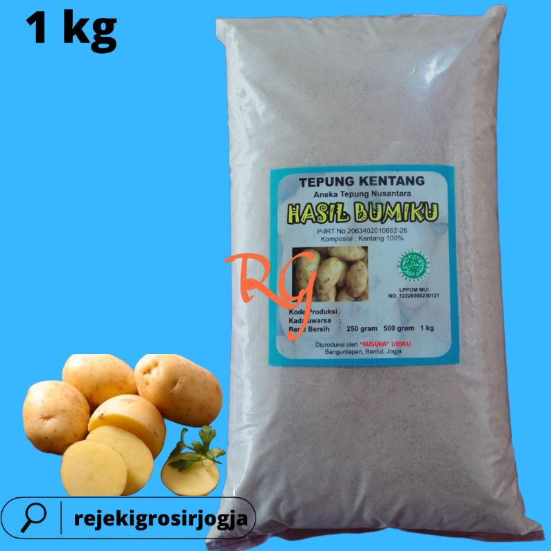 

Tepung Kentang Organik kemasan 1 KG