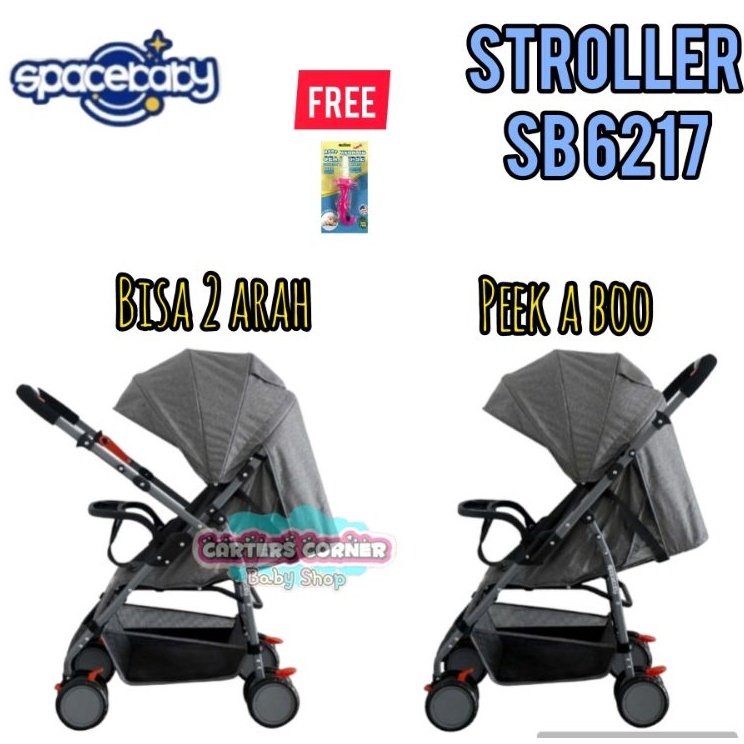 Murah Banget SPACE BABY STROLLER BAYI STROLLER NEW BORN KURSI DORONGAN BAYI SB 6217 (DUA ARAH) / SB 214 / SB 204 / SB 6215 / SB 6055 / SB 6202 / SB 6212 E91 ➜