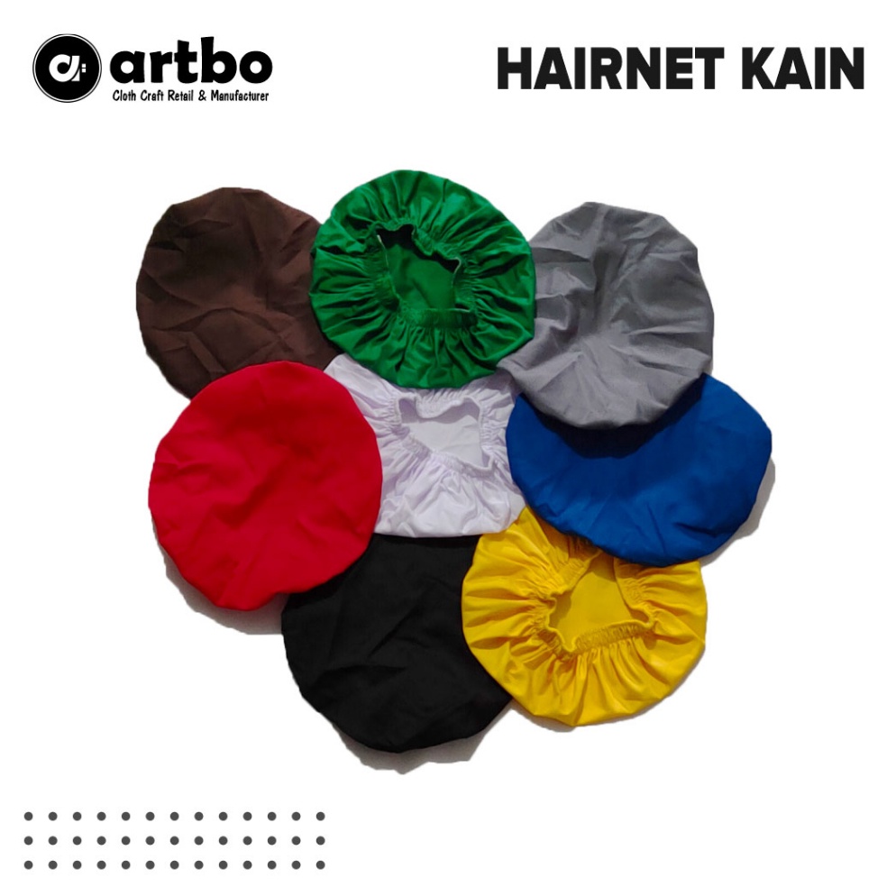 Order Hairnet Kain / Penutup Kepala / Nurse Cap / Mob Cap