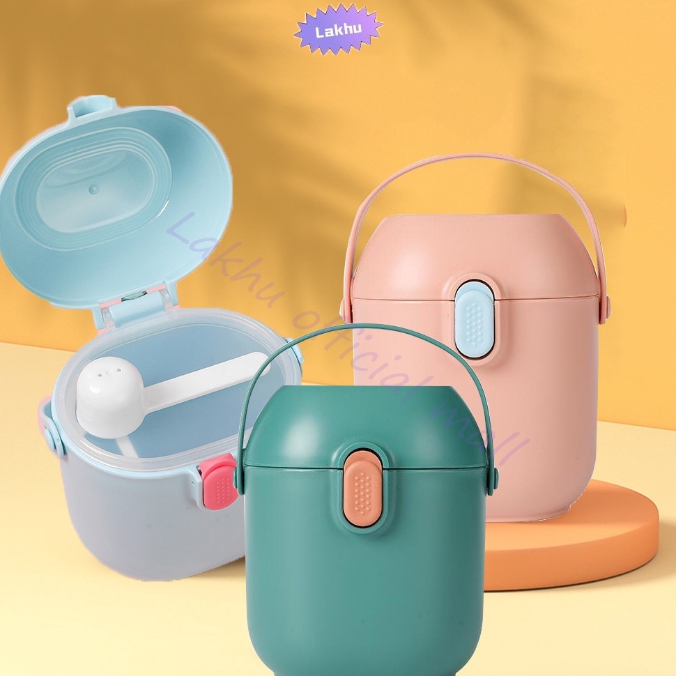 (V♥6B✉] Lakhu wadah tempat susu bubuk bayi/wadah tempat susu bubuk bayi travelling/kotak susu bubuk 