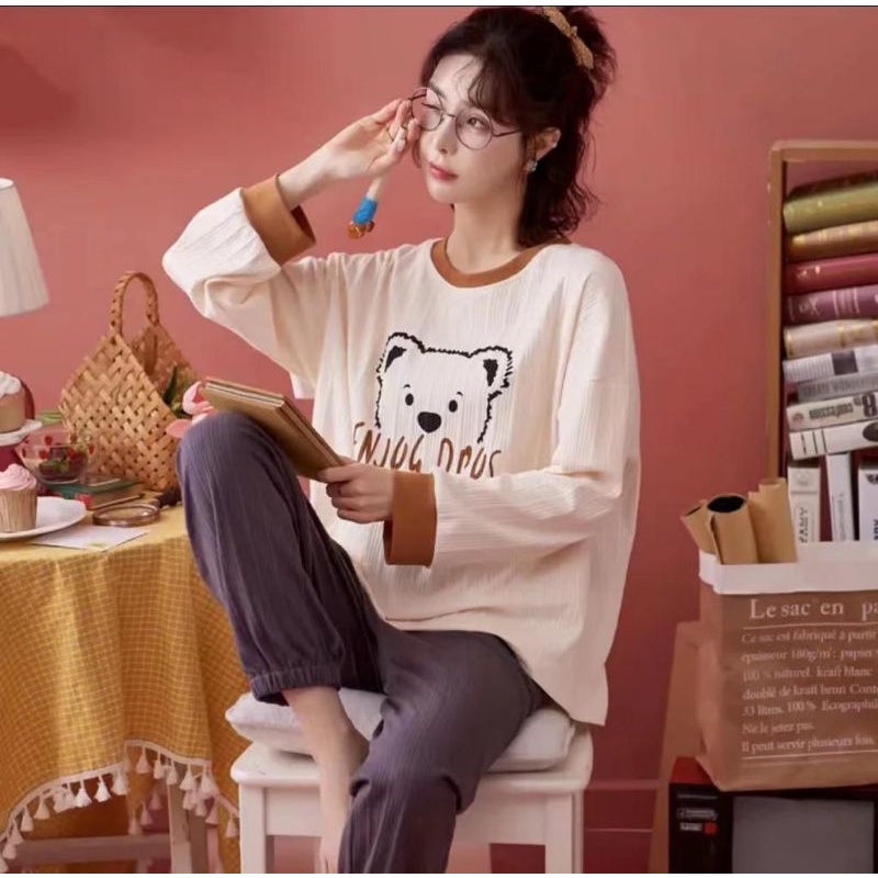 PP Knit Beruang Coklat