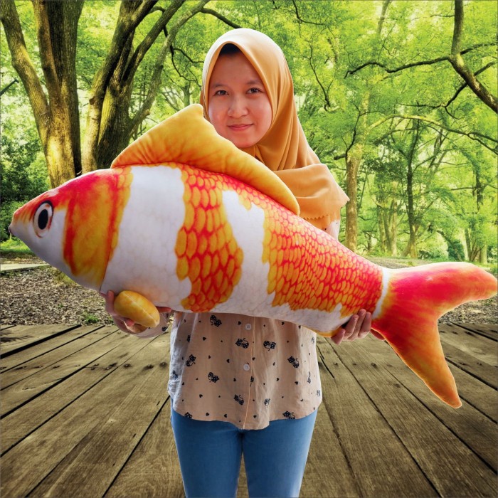 Bantal Bentuk Ikan Koi Bantal Ikan Untuk Kucing Boneka Bantal Ikan