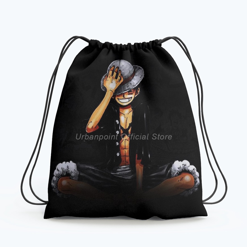 Tas Serut Sekolah Anime One Piece Gymsack Monkey D Luffy Multifungsi