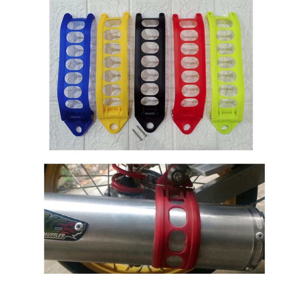 (V♪OU.☎] Breket Kleman Pelindung Knalpot Karet Pelindung Knalpot Gantungan Knalpot Racing Anti Panas