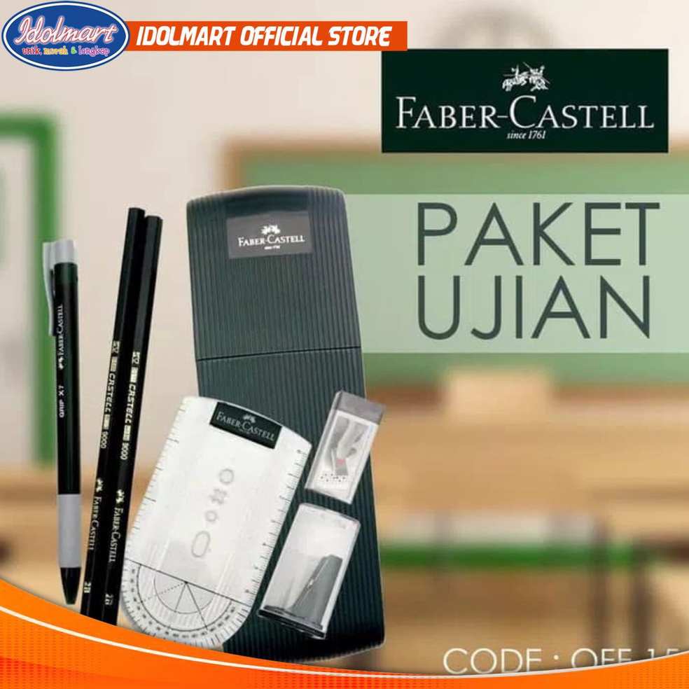 

Kekinian.. IDOLMART Paket Ujian Faber Castell Mantap FPT