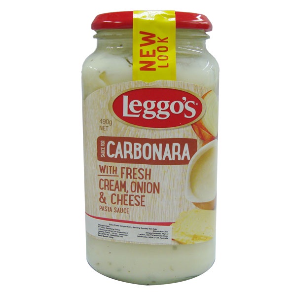 

LEGGOS CARBONARA PASTA SAUCE HALAL 490 GR