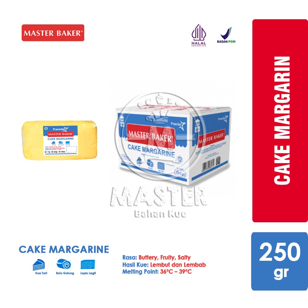 

Margarin Kue CAKE Margarine Premier Master Baker [250 gr]