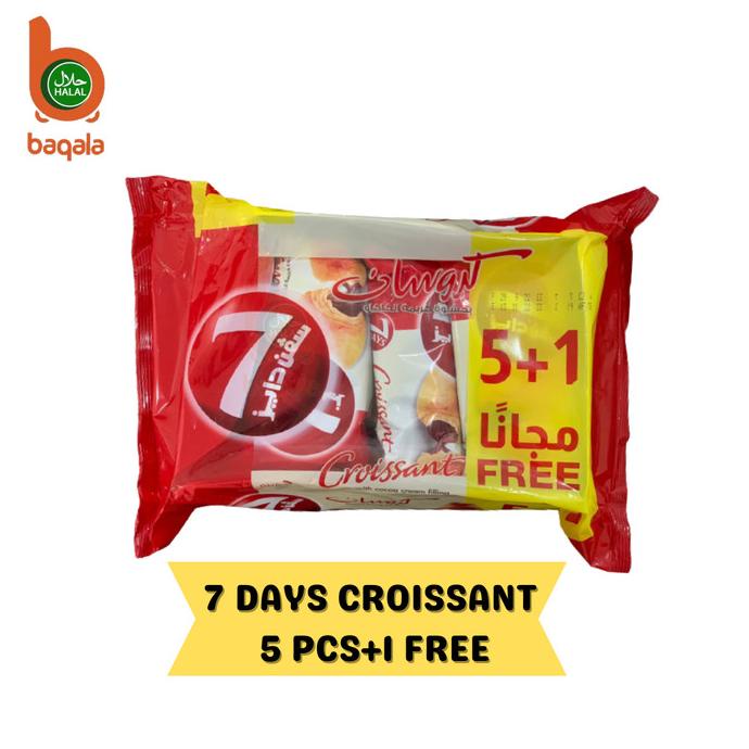 

7 days croissant 5pcs + 1 Free Made Saudi