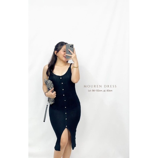 MDLV ~ Dres Mouren Rajut Dres kancing Singlet Rajut