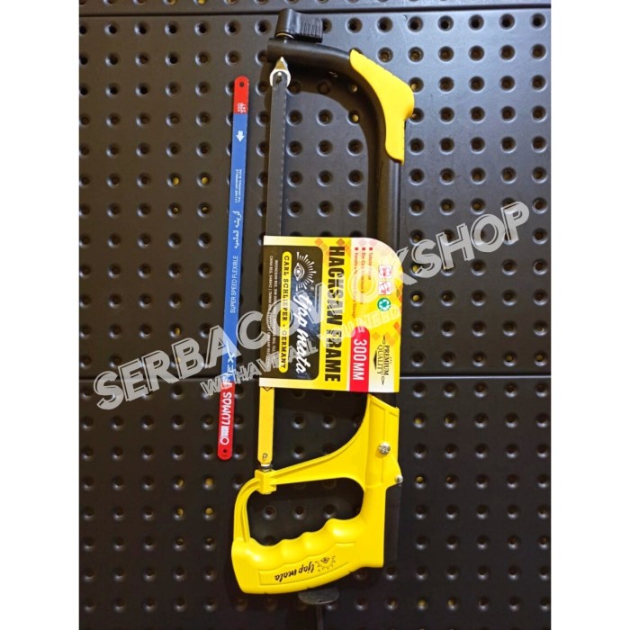 Tjap Mata Promo Gagang Gergaji Besi Aluminium Bonus 2 Mata Gergaji