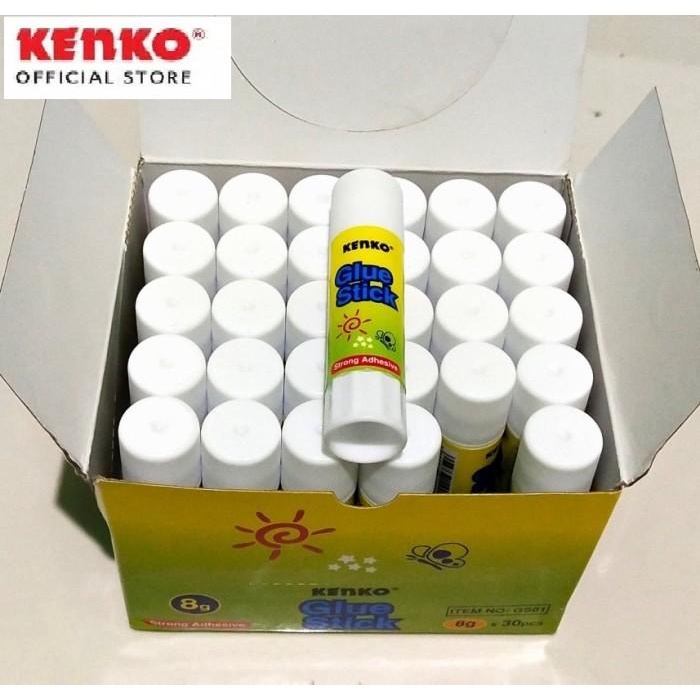 

Penjolo Lem Kertas Kenko 1 Pack Isi 30/ Lem Glue Stick Kenko 1 Pack Isi 30 Pch