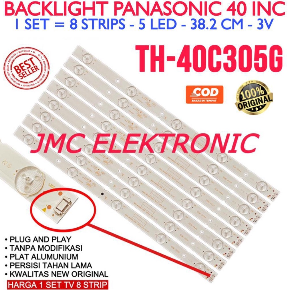 [Art. A84H] BACKLIGHT TV LED PANASONIC 40 INC TH-40C305G TH-40C305 TH40C305G TH40C305 LAMPU LED BL 4