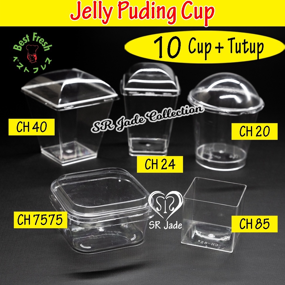 Ramadhan Model Jelly Cup + Tutup / Gelas Cup Puding Cup CH 7575 CH 40 CH41 CH 24 CH 20 Ch 85 Kotak Bulat 130ml 150 ml 160 ml 200 ml 540❮