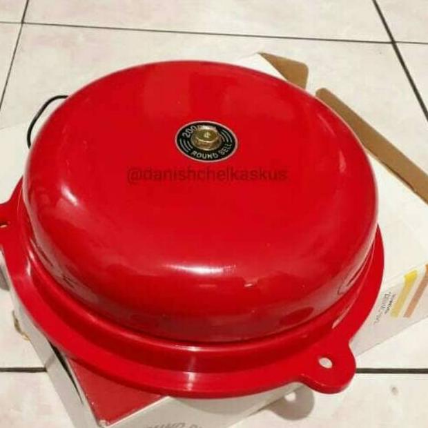 Viral Bel / Bell Kring Sekolah / Kantor / Alarm Bell / Round Bell 200 Mm / 8 Inci Bossecom Wxs