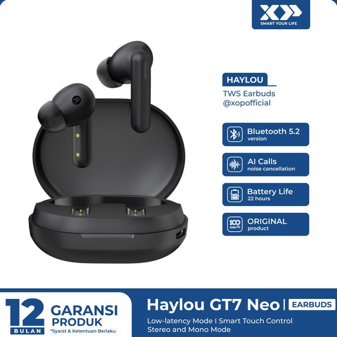 Best Seller Haylou GT7 True Wireless Earbuds Al Call Noise Cancellation Original