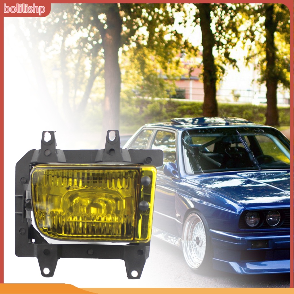 &lt;Bolilishp&gt; Bezel Lampu Fog Lamp Depan Mobil Bmw E30 63171385945 63171385946 Warna Kuning