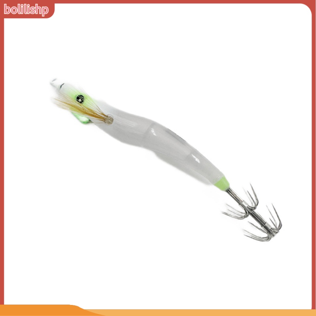 [Bolilishp] 10.3 Cm/4.7g Umpan Buatan One-piece Modeling Simulasi Menggoda Kait Tajam Angling Logam UV Luminous Udang Umpan Aksesoris Memancing