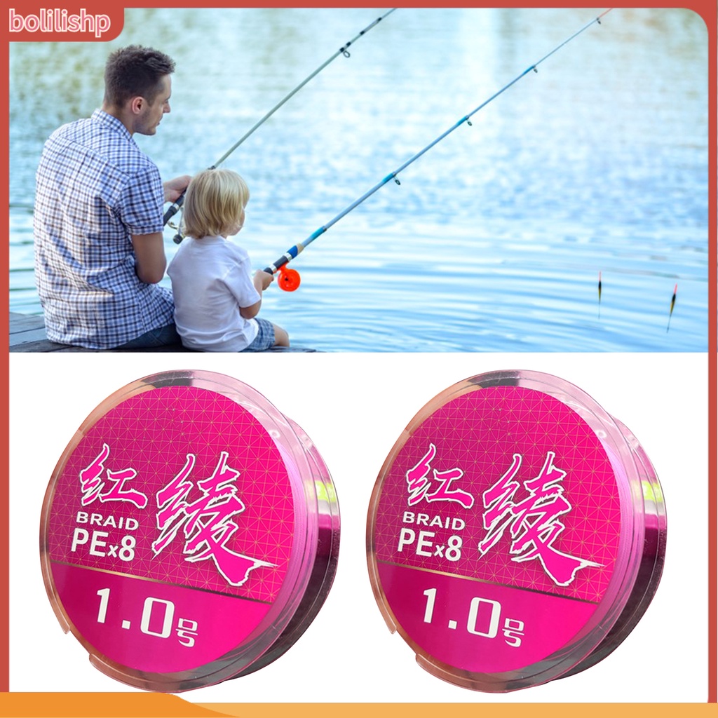 [Bolilishp] 1 Roll 100m Lure Line Fast Water Entry Tarik Kuat Rapat Anyaman Angling PE Pink 8kepang Pancing Pancing Outdoor Mancing