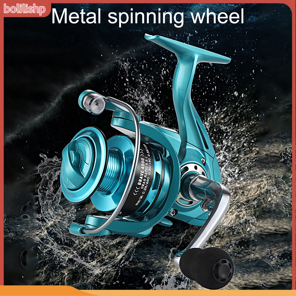 [Bolilishp] fishing Reel Kuat Dan Kokoh Collapsible Handle Transmisi Halus Rem Besar Halus Tembakan Panjang Memancing Knob Metal Kekuatan Tinggi Gulungan Berputar Untuk Memancing Di Luar Ruangan