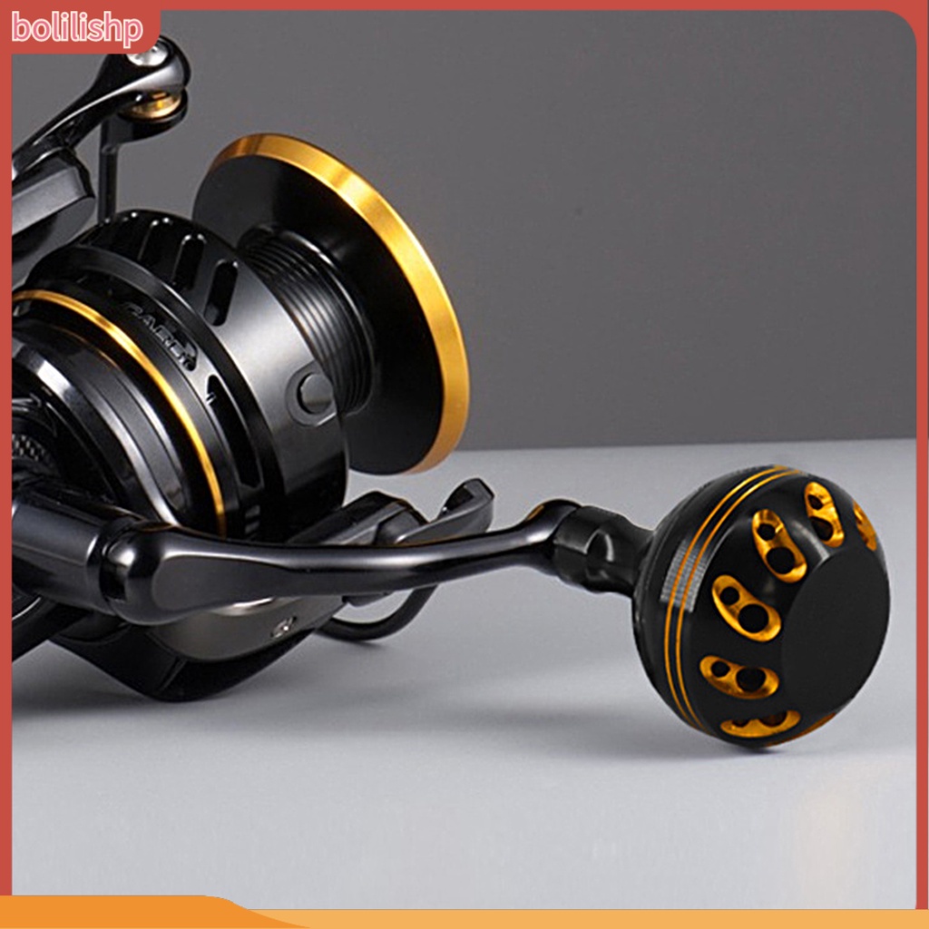 [Bolilishp] fishing Reel Handle Knob Berongga Keluar Bulat Kuat DIY Ultralight Modifikasi Paduan Aluminium Tahan Aus Spinning Reel Grip Knob Perlengkapan Memancing