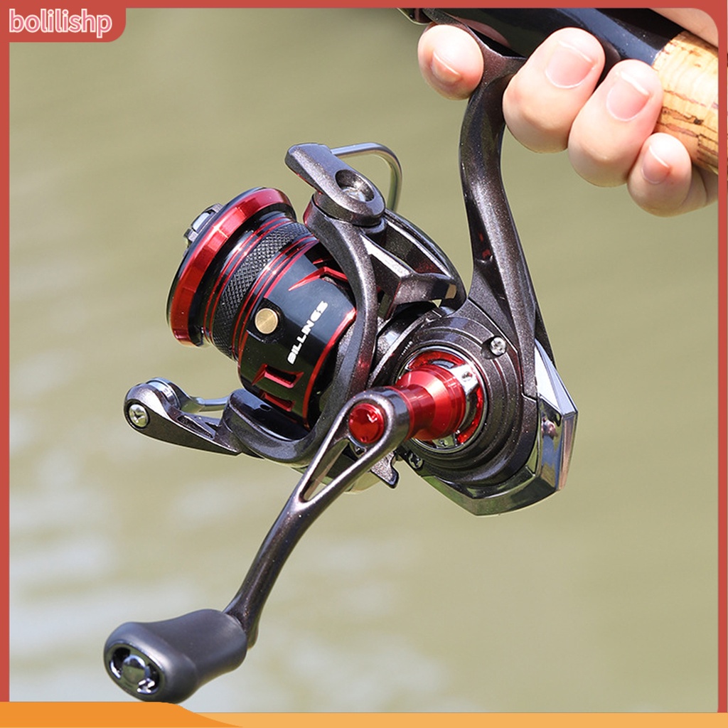 [Bolilishp] billings Spinning Reel Shallow Line Cup Dual Rocker Arm Low Noise Halus Ultra-light High-speed Metal Long Casting Rakit Memancing Roda Perlengkapan Memancing