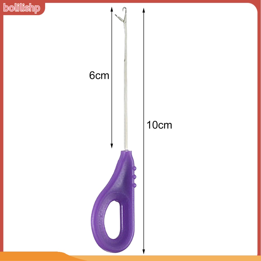 [Bolilishp] fishing Rambut Rig Portable Non-slip Handle Ujung Tajam Anti-Karat Tahan Lama Lure Penetration Mini Stainless Steel Tandon Memancing Umpan Jarum Alat Pancing