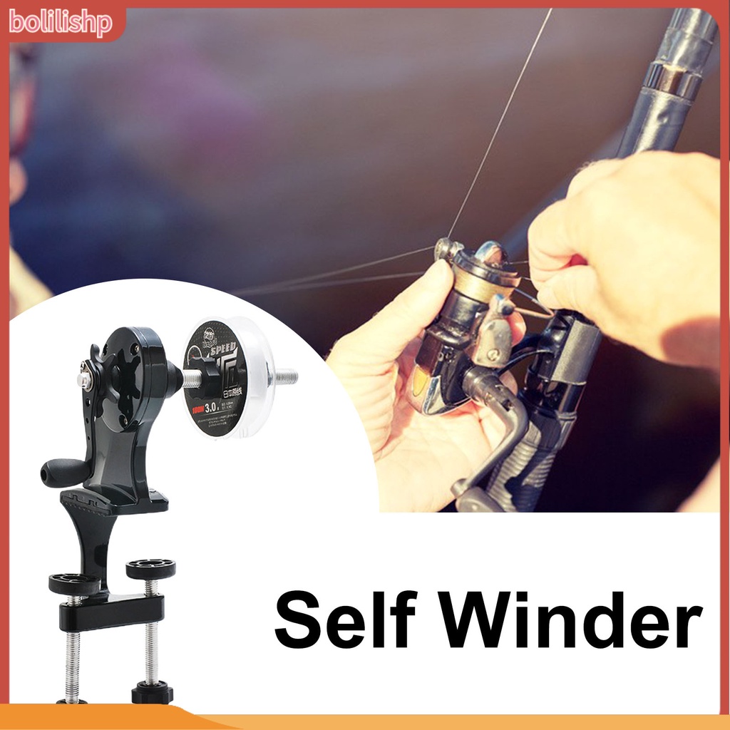 [Bolilishp] fishing Line Winder Portable Tight Winding Reusable Labor Saving Single/Multi Reel Pancing Spooler Alat Pancing