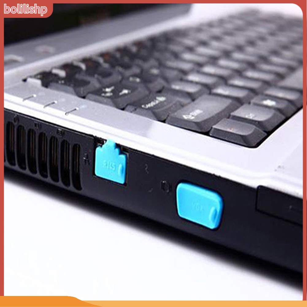 &lt;Bolilishp&gt; 13pcs Plug Silikon Universal Anti Debu Untuk Laptop / Notebook