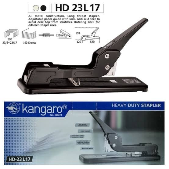 

Kangaro HD-23L17 Stapler Staples Untuk Jilid Buku