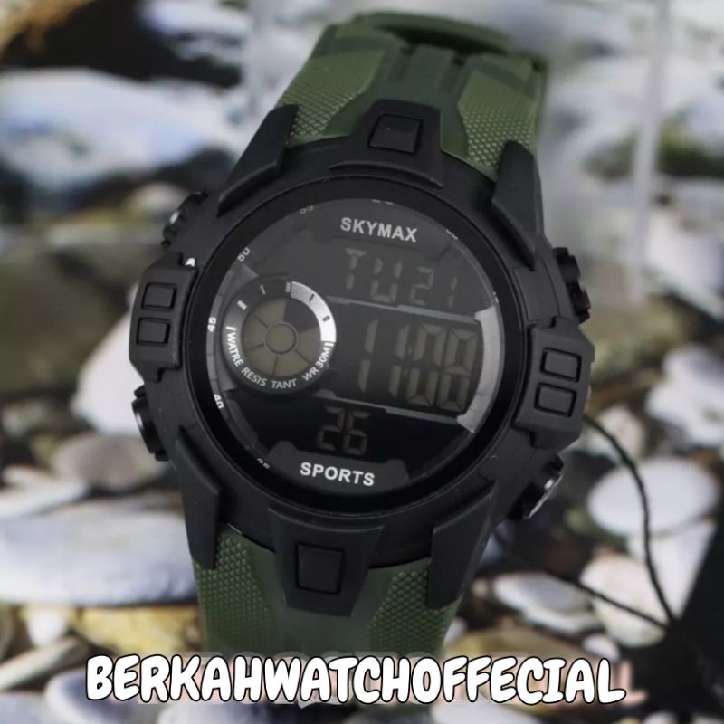 JAM TANGAN ORIGINAL SKYMAX 2024 WATERPROOF BISA DIPAKAI RENANG