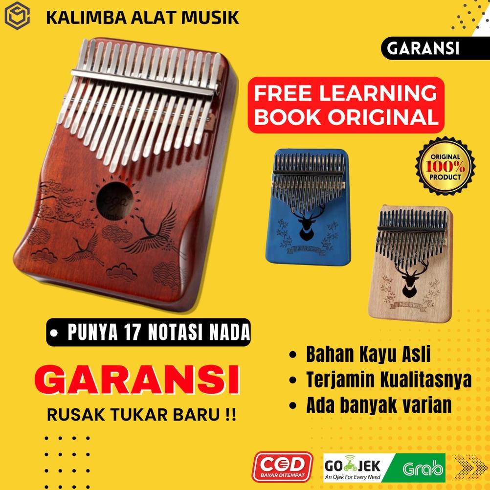 Promo Kalimba Alat Musik Acrylic Kimi Mini 17 Keys Piano Jari Jempol Kalimba Kayu Original Tradision