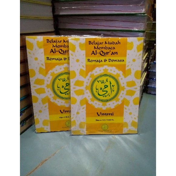 buku metode ummi-belajar mudah membaca al quran untuk remaja dan dewasa jilid 1-3 [TC.13Jn23ᴹ]