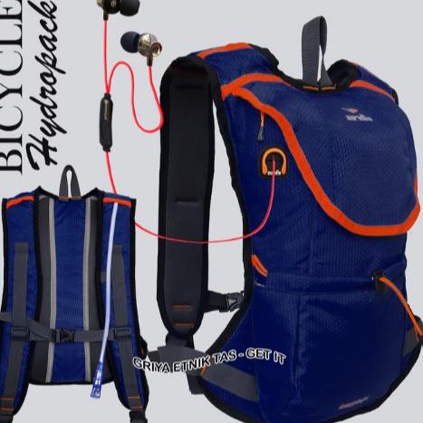 Laris Tas Sepeda Ransel Pria Elbrus - Tas Ransel Laki Laki Hydropack Laptop - Tas Punggung