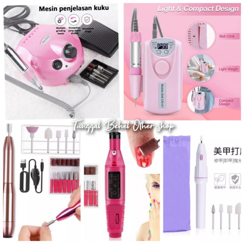 Mesin kikir kuku elektrik non elektrik