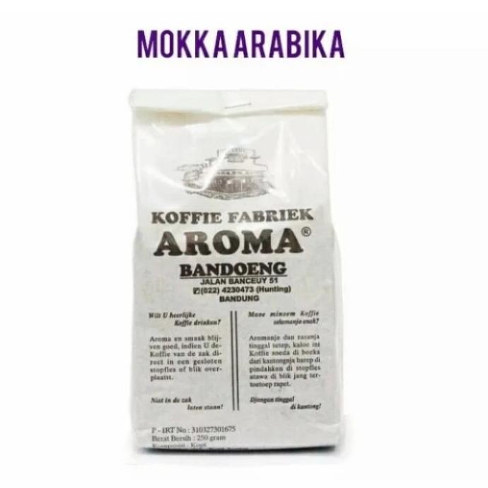 

.........] AROMA KOFFIE FABRIEK MOKA ARABIKA BIJI KOPI 250 GR