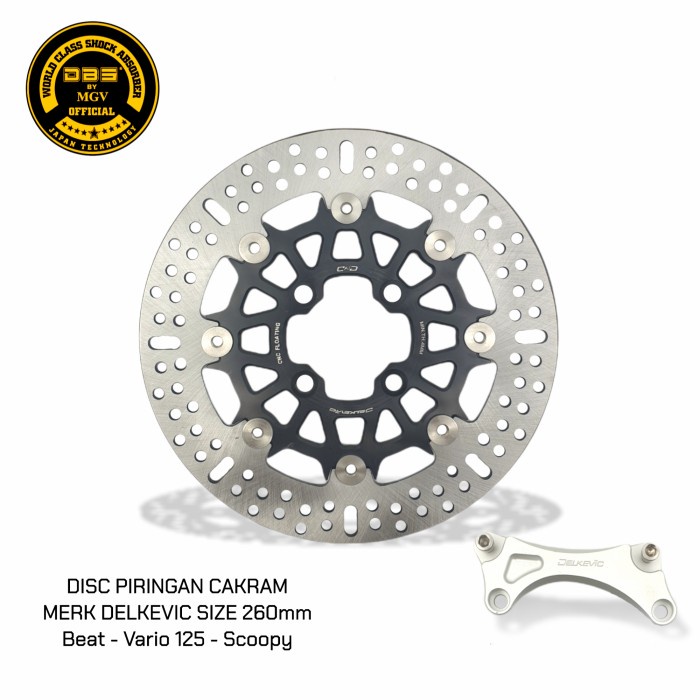 Terlaris Disc Piringan Cakram 260Mm Depan Delkevic Beat Scoopy Vario 125 &150