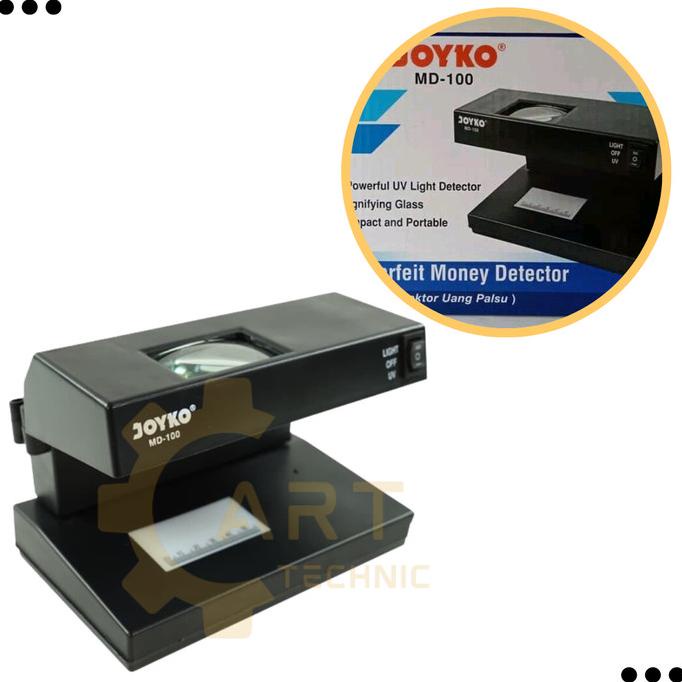 New Money Detector Mesin Tes Uang Alat Deteksi Uang Palsu Joyko Md-100 Terbaik