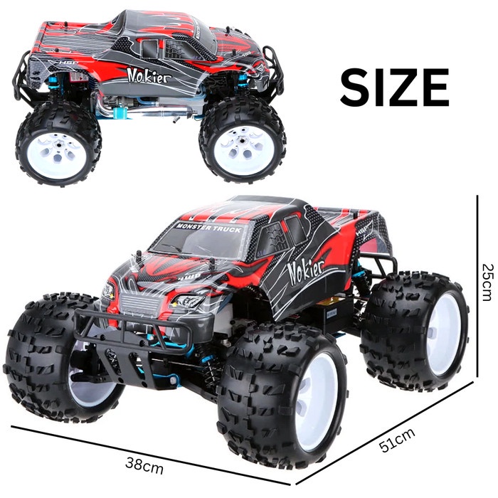Hsp 1/8 Rc Engine Nitro Monster Truck 94862 Rtr / Rc Car Engine