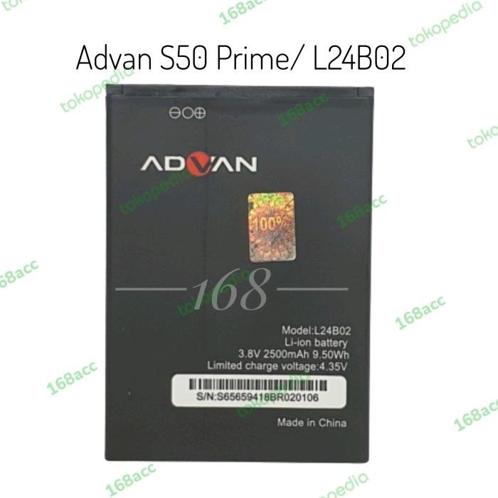 Baterai Batre Advan S50 Prime Batere Advan L24B02 L24U02 Original