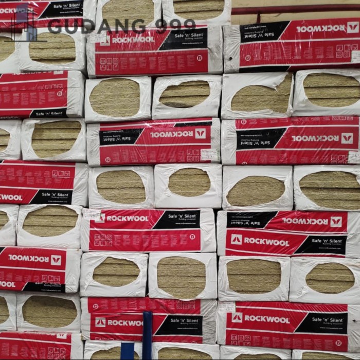 Terlaris Peredam Suara / Rockwool D80 5Cm / Rockwool / Peredam Ruangan / Rokwol
