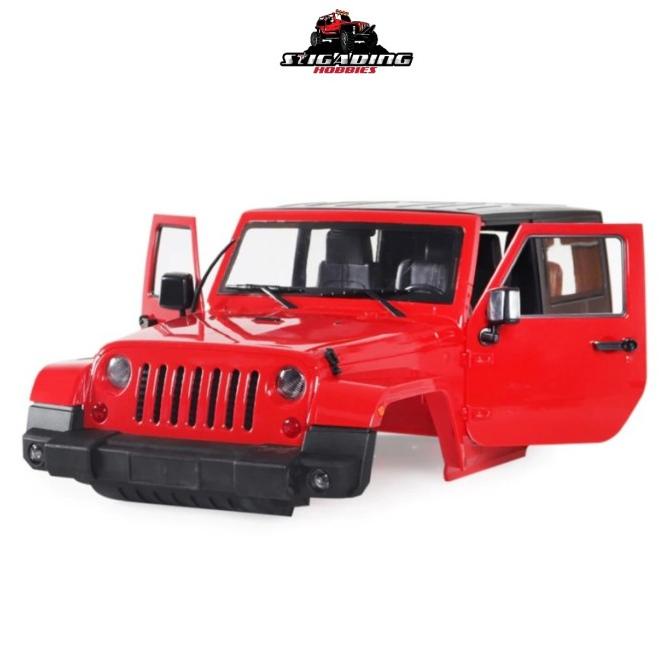 %$%$%$%$] HARD BODY 1/10 JEEP RUBICON SHORT SCX10 RC ADVENTURE