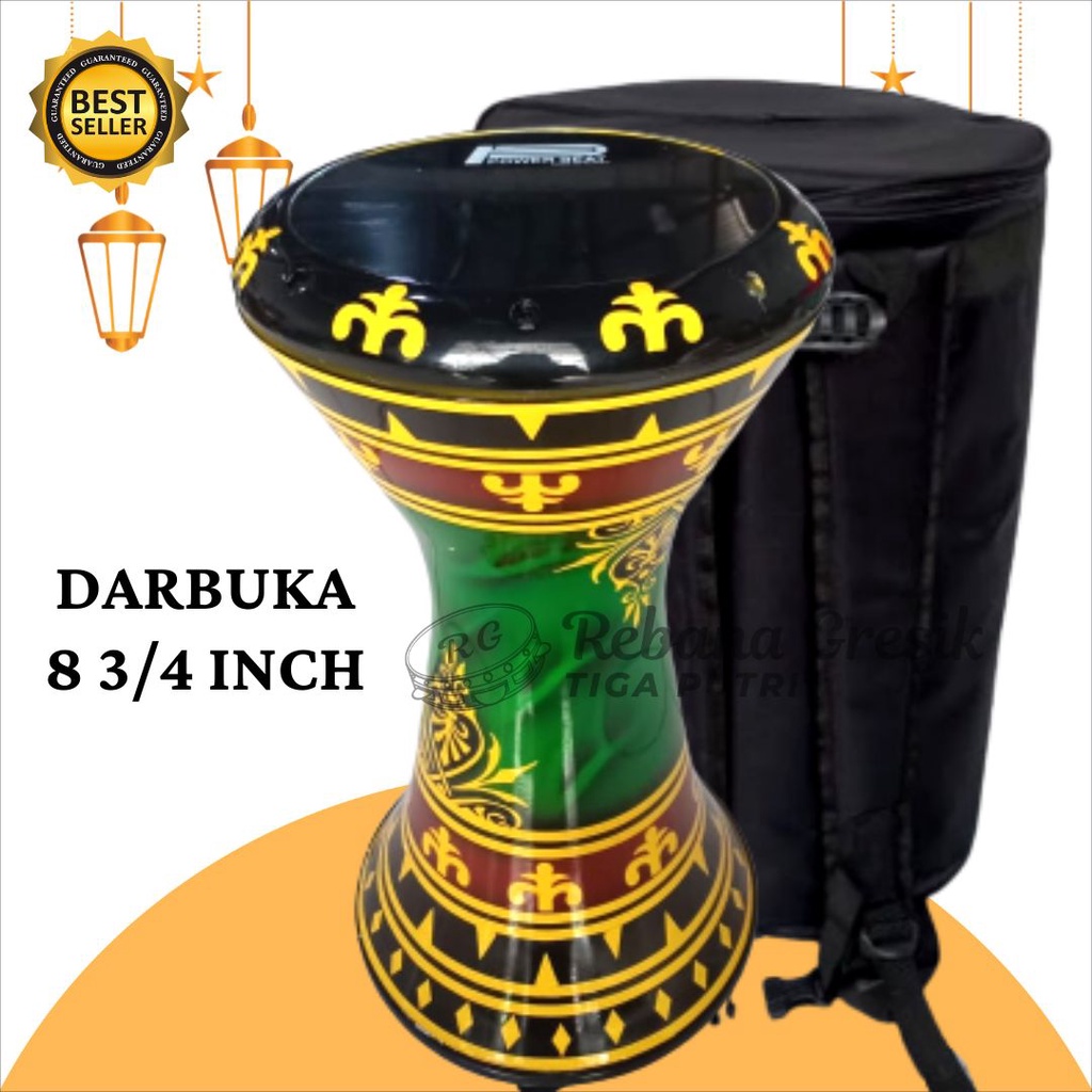 Darbuka almunium cor ukuran 8.3/4 mika aha