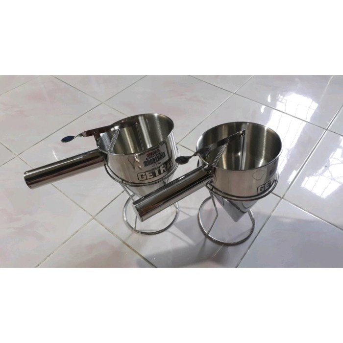 Terlaris Tempat Adonan Crepes / S/S Batter Funnel - Ek-181901 - Getra