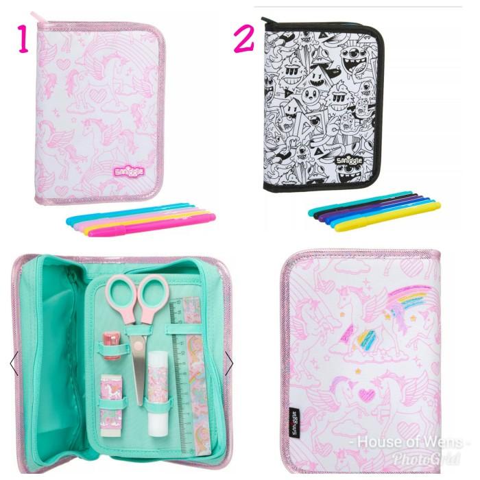 

Smiggle Diy Lets Go Triple Pocket Pencil Case Kit - Tempat Pensil Set