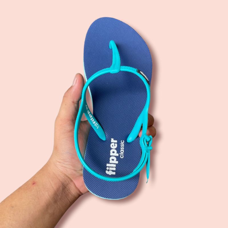 Sandal Wanita Tali Strap Filpper Santai Karet Rubber Anti Slip Sendal Japit Cewek Pantai