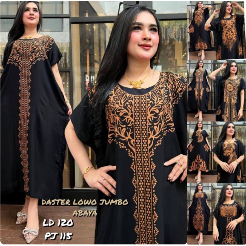 Daster Lowo Jumbo Lengan Pendek Busui Resleting Depan Homedress Baju Kelelawar Bumil Kekinian Termurah Batik Pekalongan