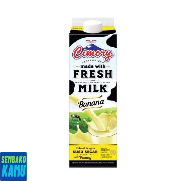 

Cimory Fresh Milk Banana 950 ml - Susu