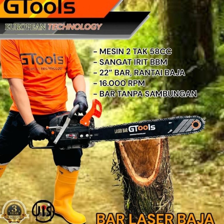 Produk`mesin gergaji APR Japan pohon kayu senso Gtools JLD Hujia sthill 2tak 4tak 22inch bar canggih