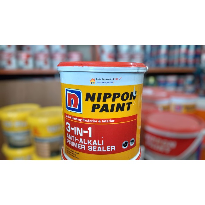 Cat Dasar Wall Seal Nippon Paint 3 In 1 Primer Sealer Anti Alkali